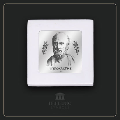 HIPPOCRATES 2D / Alabaster with Silver 925