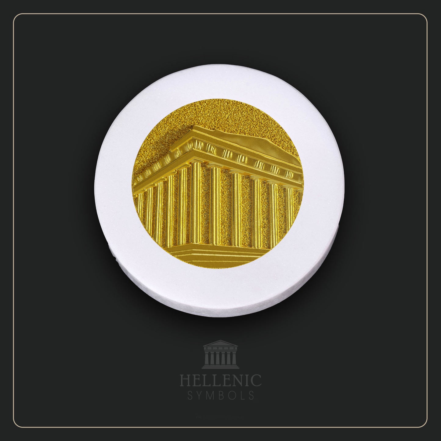 PARTHENON 3D / Alabaster with Brass