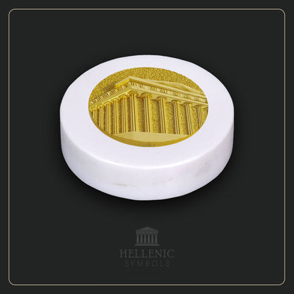 PARTHENON 3D / Alabaster with Brass