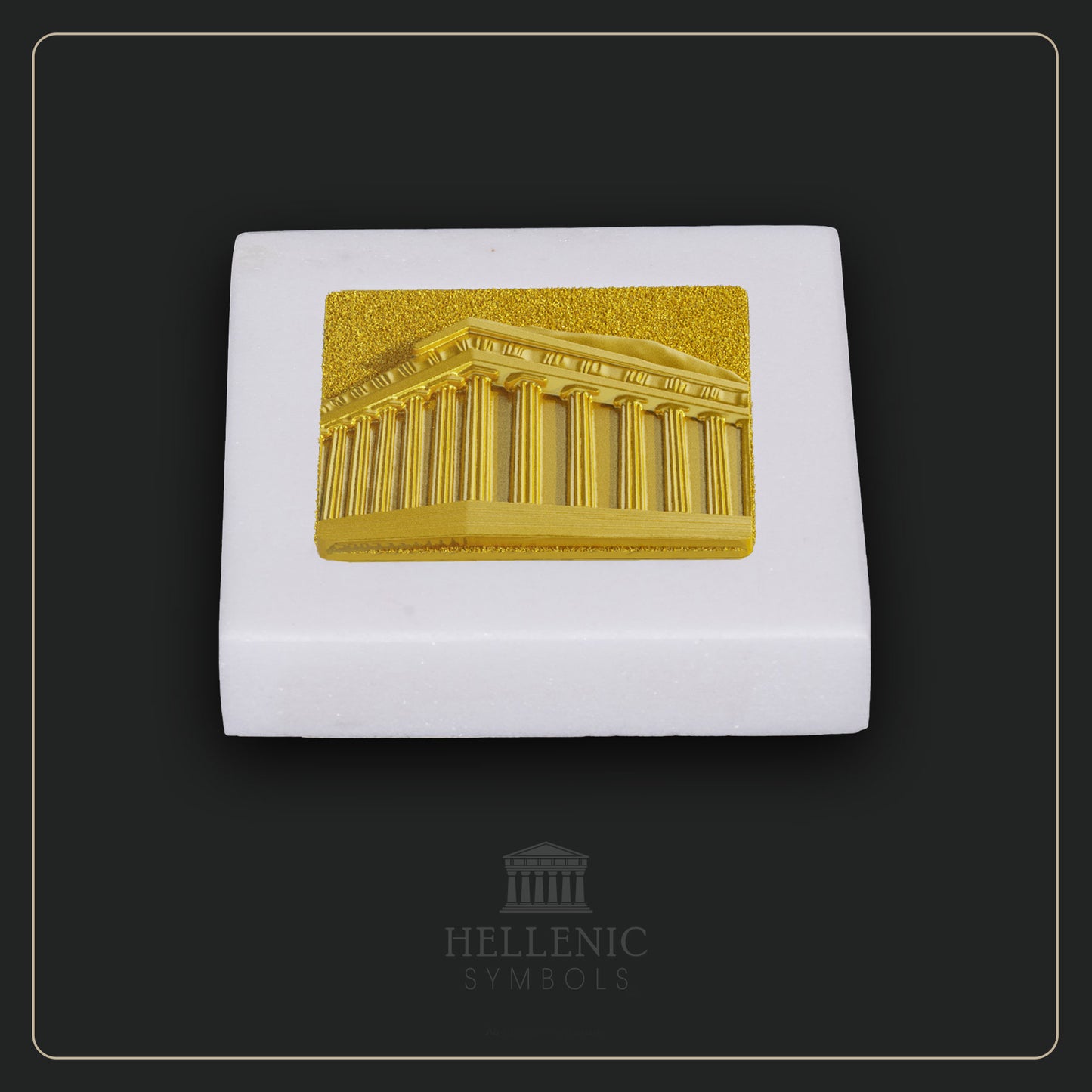 PARTHENON 3D / Alabaster with Brass