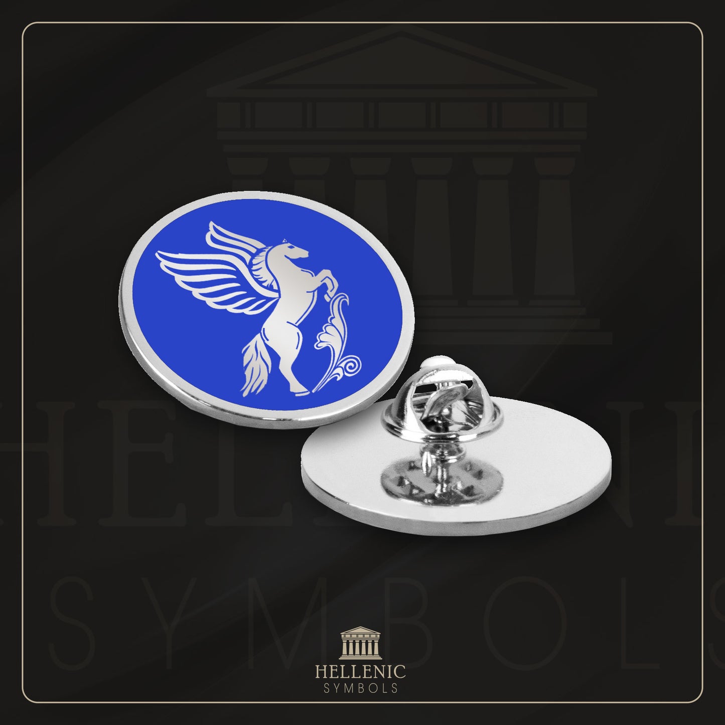 Pegasus / 925 silver Pins with enamel