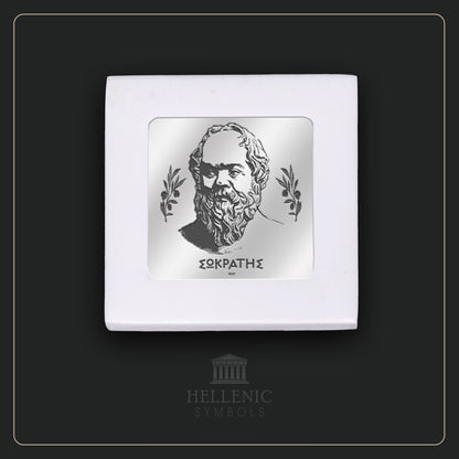 SOCRATES / Alabaster with Silver 925