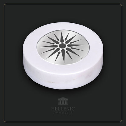 VERGINA SUN / Alabaster with Silver 925