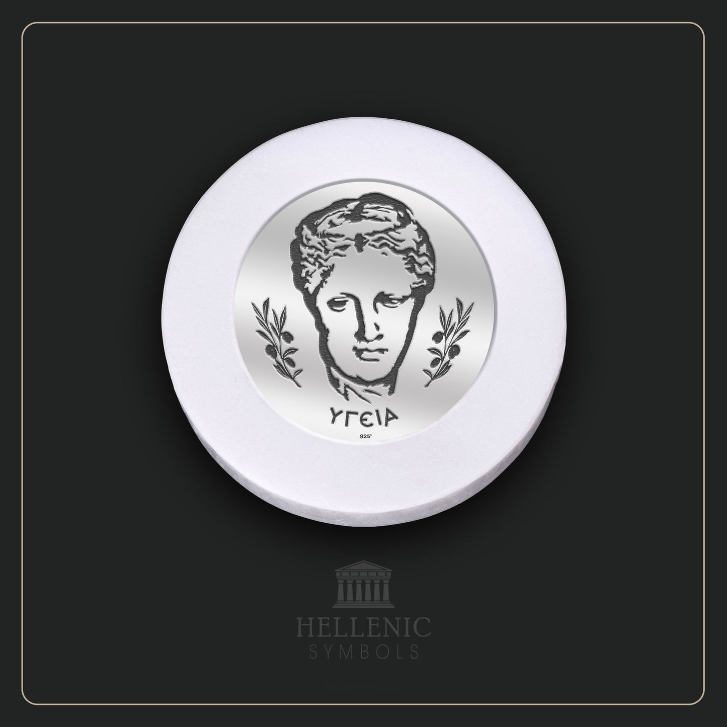 HYGEIA / Alabaster with Silver 925